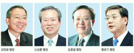 금융권 소용돌이속 은행CEO ‘명암’