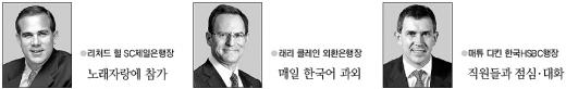 외국인 행장 3인방 성공적 한국 적응기