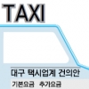대구 택시요금 내년 30%이상 올린다