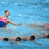 북한 팀, 세계수영선수권대회 “우아하게...부드럽게...전통춤처럼...”