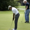 오바마 대통령과 클린턴 전 대통령의 골프 회동, “얼마나 보기 좋은가”