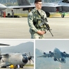 서울 방위산업전 참가 美공군 전투기들… F22 스텔스 국내 첫 비행