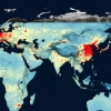 우주에서 바라보니… 중국·한반도 공기오염 ‘빨간불’