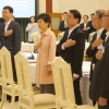 [서울포토] 국민의례하는 국민경제자문회의 참석자들