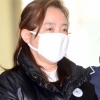 [서울포토] 박채윤, 마스크로 얼굴 가리고 특검 출석