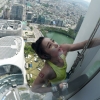 김자인, 123층 롯데월드타워 ‘맨손 등반’ 성공