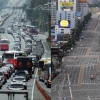 꽉 막힌 귀성길… 텅텅 빈 서울 도로