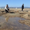 포항 진앙 부근서 길이 10m 모래 진흙 분출구 발견...액상화 현상