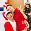 우효광♥추자현, ‘달달함 100%’ 크리스마스 파티...“내가 산타클로스!”