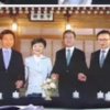 강효상, 노무현·이명박 합성사진 공개 논란