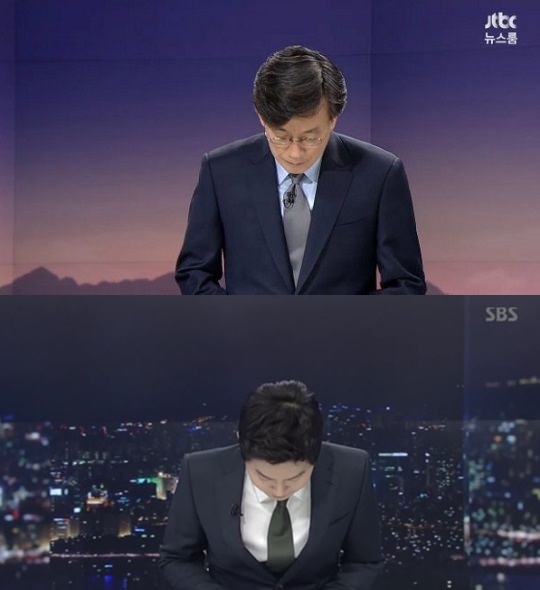 일본해 표기 비판한 JTBC·SBS, 문제 지도 사용…앵커가 사과