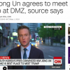 미 CNN, 북미정상회담 판문점에서 개최