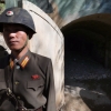 [서울포토] 풍계리 핵실험장 2번 갱도 앞 북한 군인