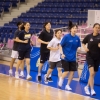 [서울포토] 남북통일농구, 평양 체육관 달리는 여자농구 선수단