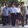 [포토] 판문점 관람온 북한 관광객들