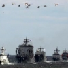 제주 국제관함식 참가 외국 함정 기름 유출…해군 “미 항공모함은 아니다”
