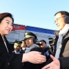 한국당서 북한가는 철도 환송행사에 홀로 참석한 박순자 의원