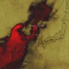심각한 대기오염…서해 건너 한반도까지 온통 ‘붉은색’