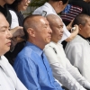 [서울포토] ‘삭발 릴레이’ 이어가는 자유한국당 의원들