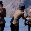 [포토] ‘백두산 천지에서 찰칵’… 포즈 취하는 북한 학생들