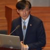 ‘위선자’ ‘범법자’ 고성… 한국당 “조국, 해임 아닌 탄핵해야”