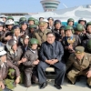 北김정은, 2년 만에 전투비행술대회 참관…수위 낮춘 ‘맞대응’
