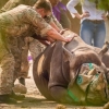 영국군, 검정코뿔소 남아공에서 말라위로 옮기고 레인저 훈련