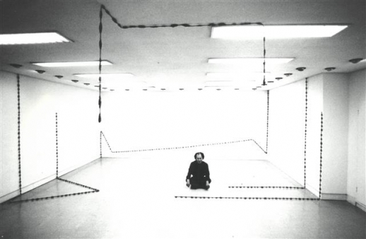 이승택이 1982년 관훈미술관 개인전에서 발표한 ‘무제’. 갤러리현대 제공