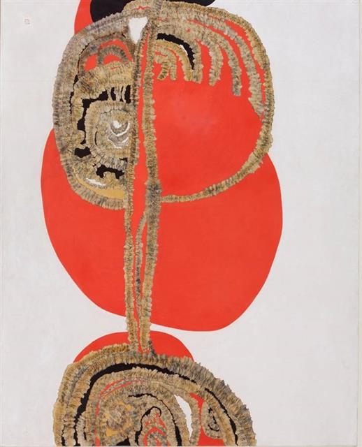 뮤지엄산이 소장하고 있는 ‘작품’(종이에 채색, 160×190㎝). 1960년대 후반에 제작했다. 국립현대미술관 제공