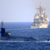 美핵잠수함 호르무즈 해협서 이례적 위치 공개