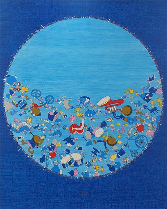 이담, festival, 162.2×130.3cm, Acrylic on canvas, 2020