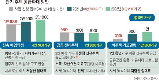 단기 주택 공급, 민간서 호응… 공공전세 등 3만 가구 확보