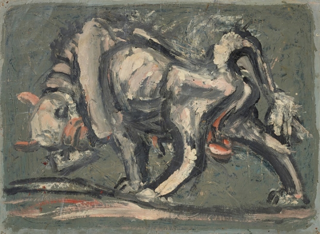 이중섭 ‘흰소’((1953~1954). 국립현대미술관 제공