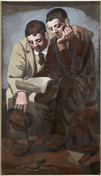 파블로 피카소, 편지 읽기, 1921, 캔버스에 유화ⓒ 2021 - Succession Pablo Picasso - SACK (Korea)