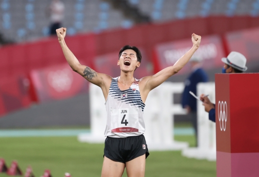 한국 근대5종 사상 ‘첫 메달’ 쾌거…전웅태, 동메달 획득