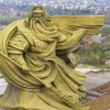 중국, 높이 58m 세계 최대 청동상 관우 동상 왜 이전하나