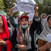 [서울포토] ‘여성 탄압’ 항의하는 아프간 시위대