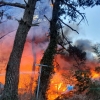 불길과 검은연기… ‘부산 목재소 화재’