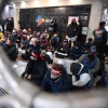택배파업 민주노총 조합원들, CJ대한통운 본사서 점거 농성