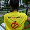 “마약밀수범 사형 반대” 외친 싱가포르 시민들