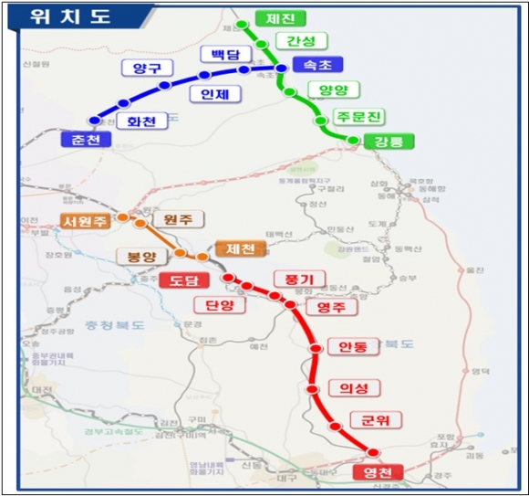 강원권 철도 인프라 확대…올해 4개 사업에 5534억 투입