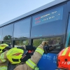 평화로 버스·트럭 연쇄 추돌사고… 출근길 교통 마비