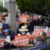 尹 “시위는 국민 권리”… 출구 없는 양산·서초 사태