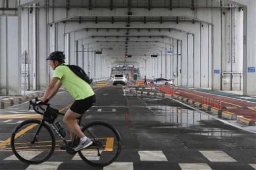 [포토]통행제한 해제된 잠수교