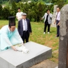 [서울포토] 일본 도자기 명장, 424년 만에 김포 선조 묘소 참배