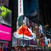한국의 아이콘 김치, 뉴욕 타임스스퀘어에 등장