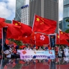 홍콩서 중국 국가 연주 모독 첫 유죄 판결…징역 3개월