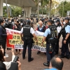 홍콩 국가보안법 재판 앞 시위