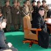 [포토] 김정은, 딸과 전술유도무기 훈련 참관