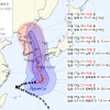 태풍 ‘카눈’, 일본 지난 뒤 부산·경남 상륙 가능성(영상)